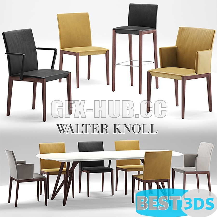Pack model 3D- Tables Et Chaises – Image 10