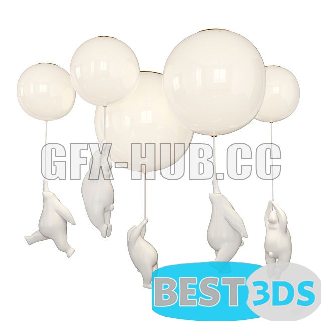 Pack model 3D- Eclairage De Plafond – Image 338