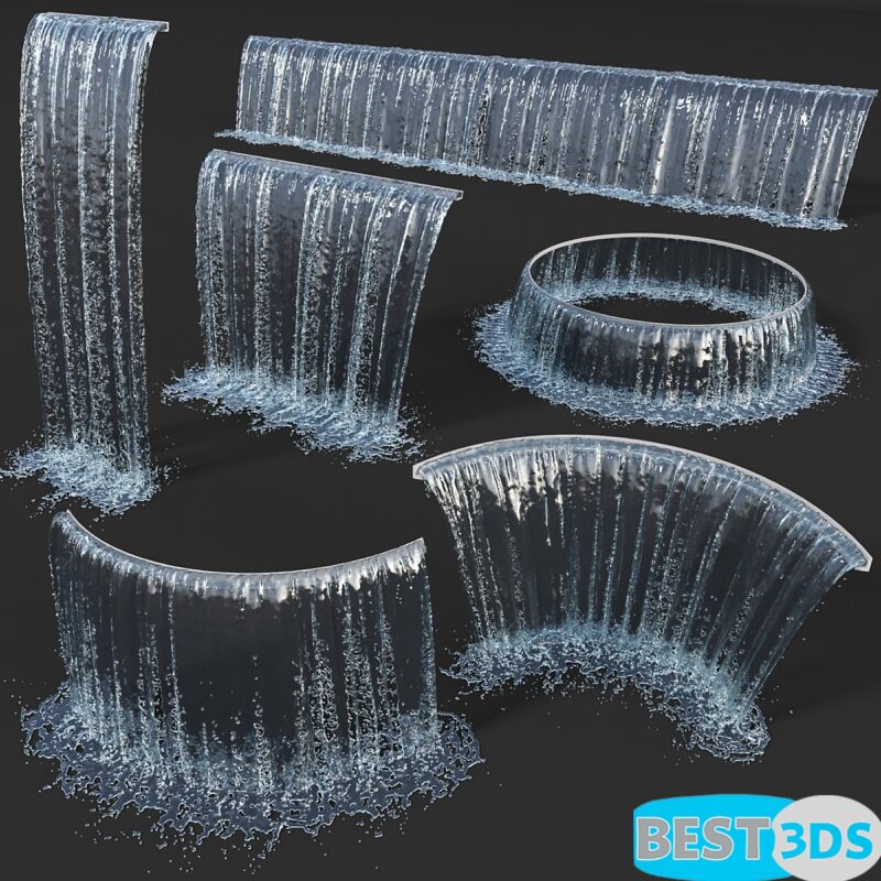 Ensemble d’effets d’eau 5