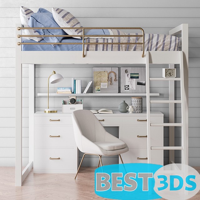 Pack model 3D- Mobilier De Bureau – Image 140