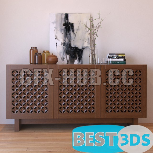 Meuble TV sculpté – West Elm