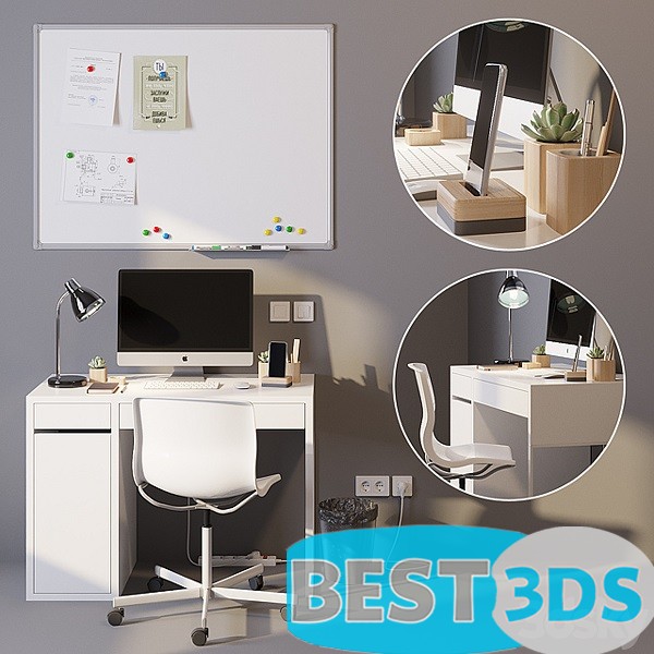 Pack model 3D- Mobilier De Bureau – Image 145