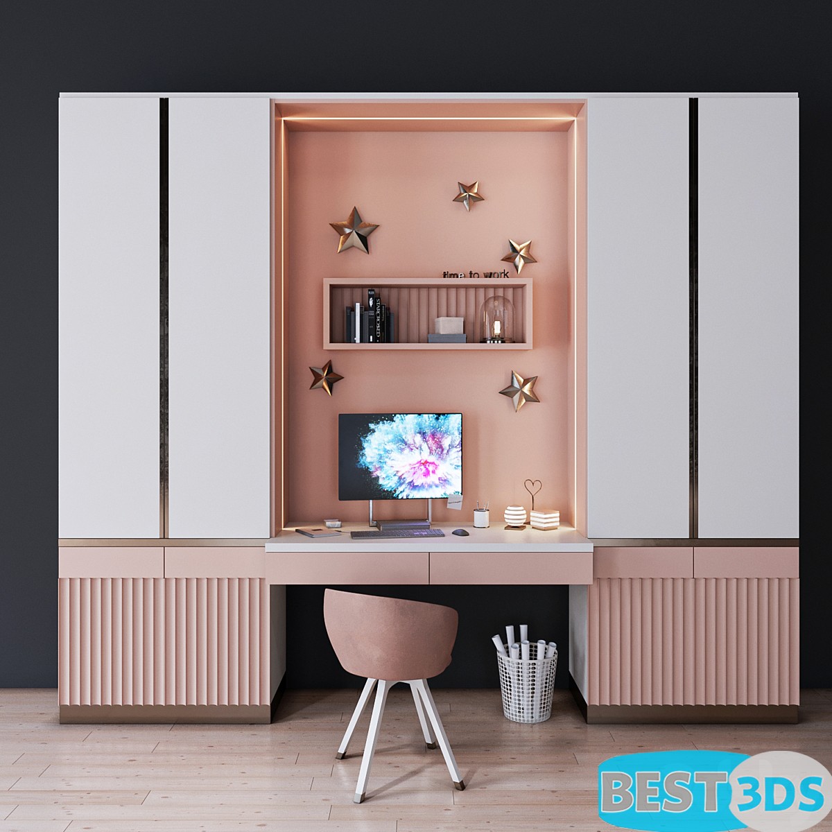 Pack model 3D- Mobilier De Bureau – Image 163