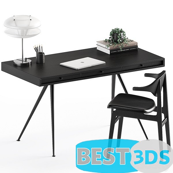 Pack model 3D- Mobilier De Bureau – Image 157