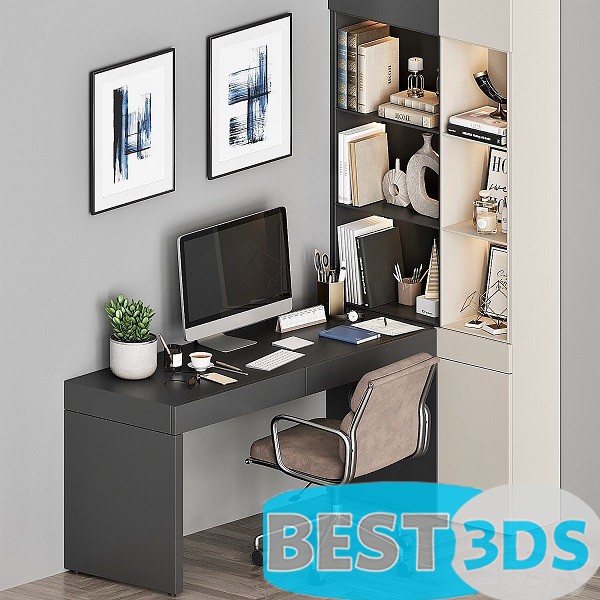 Pack model 3D- Mobilier De Bureau – Image 160