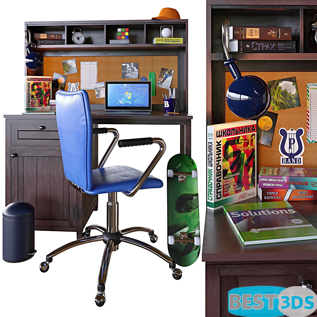 Pack model 3D- Mobilier De Bureau – Image 152