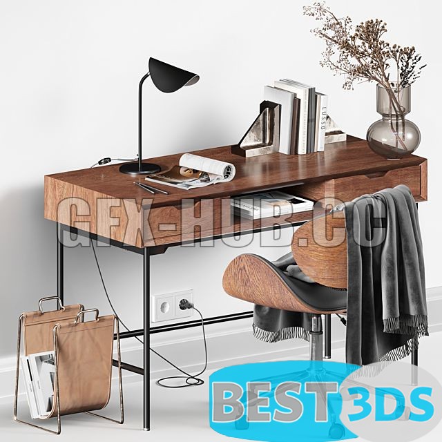Pack model 3D- Mobilier De Bureau – Image 153