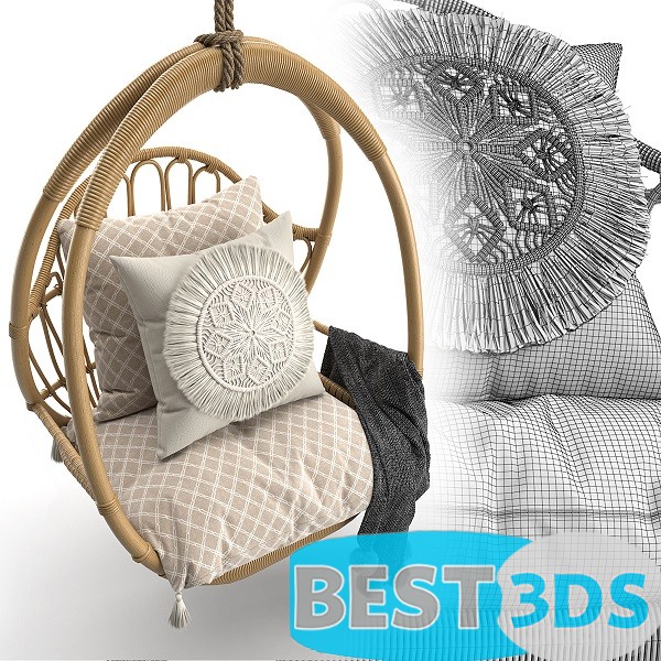 Woven Hanging Chair - Modèle Optimisé
