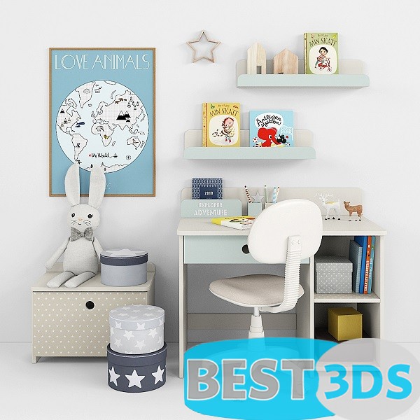 Pack model 3D- Mobilier De Bureau – Image 167