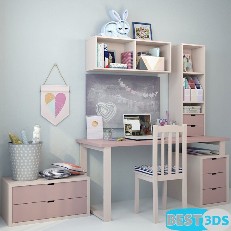 Bureau Enfant + Décoration 5