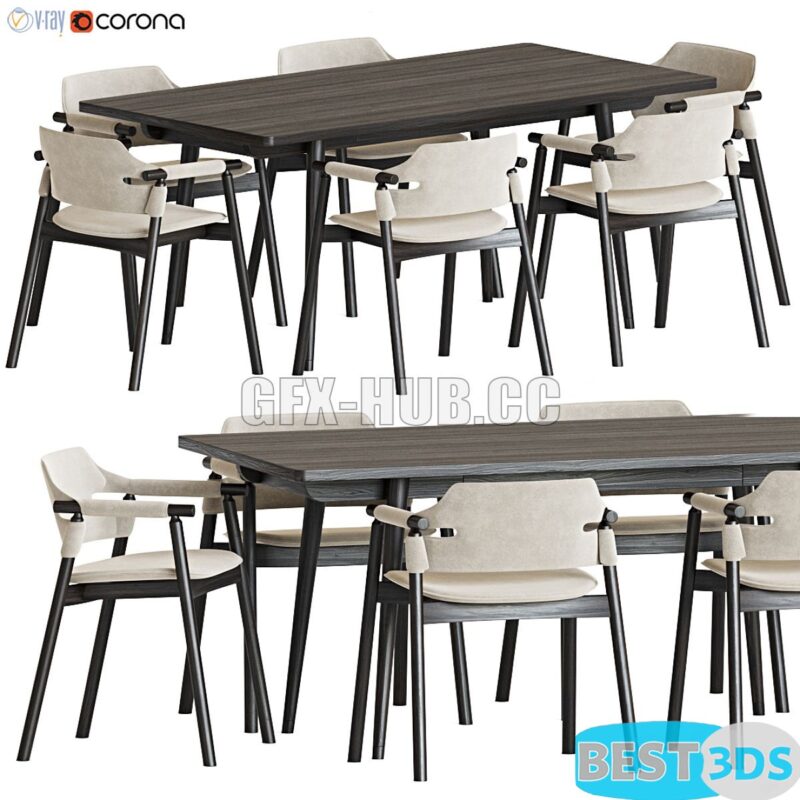 Modèle optimisé - more Dining Set 119 0