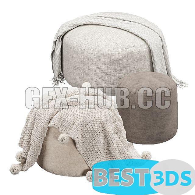 of Poufs – Modèle 3D