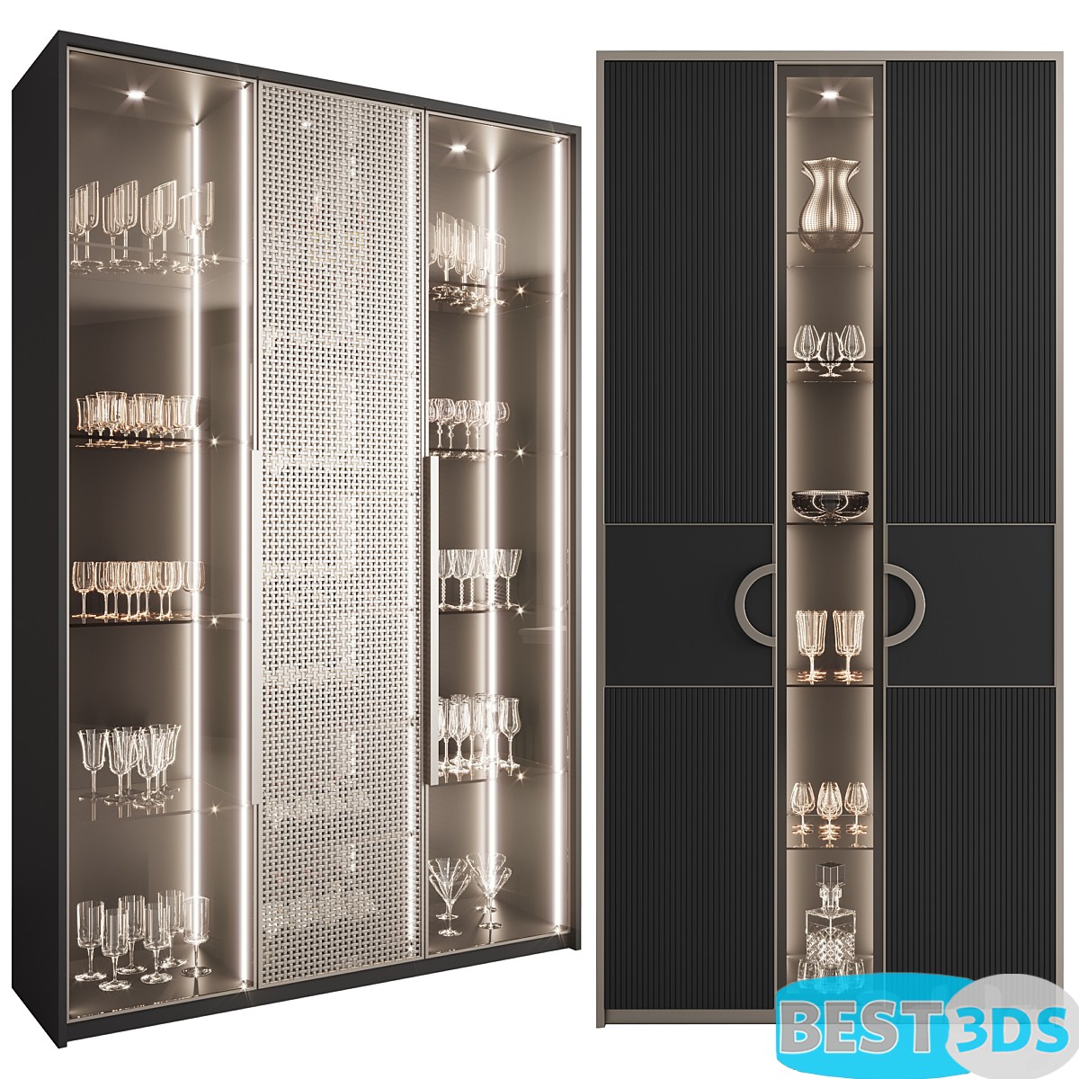 Pack model 3D- Armoires Et Vitrines – Image 149
